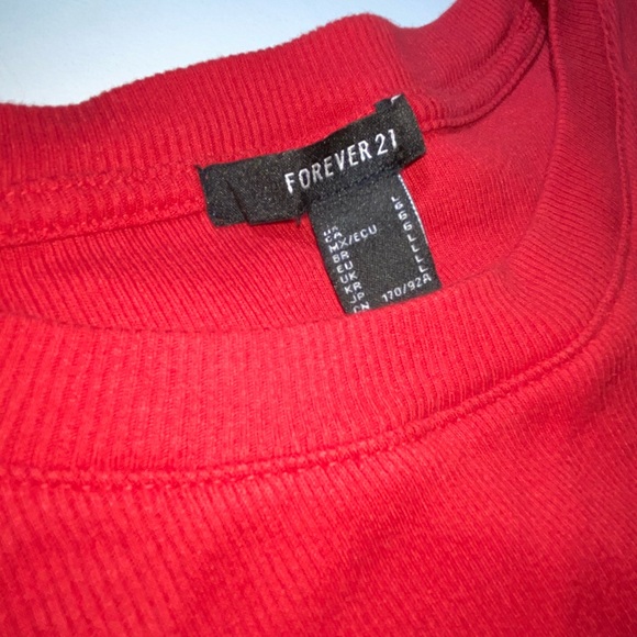 Red Forever 21 Long sleeve - Picture 2 of 2